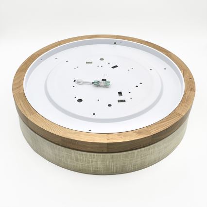 Brilagi - Plafoniera LED BELLADONNA LED/36W/230V Ø 50 cm crema/rovere