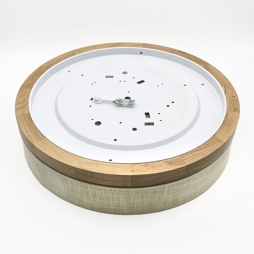 Brilagi - Plafoniera LED BELLADONNA LED/36W/230V Ø 50 cm crema/rovere