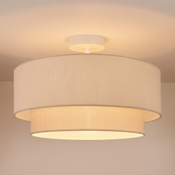 Brilagi - Plafoniera LED BOHO ECO 1xE27/10W/230V diam. 40 cm crema