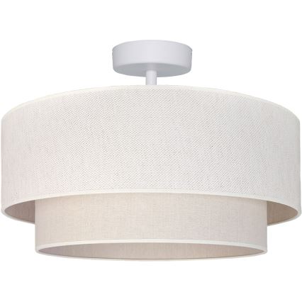 Brilagi - Plafoniera LED BOHO ECO 1xE27/10W/230V diam. 40 cm crema