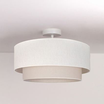 Brilagi - Plafoniera LED BOHO ECO 1xE27/10W/230V diam. 40 cm crema