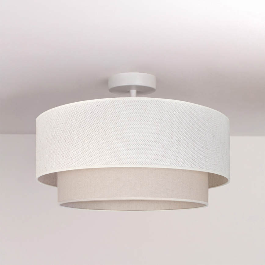 Brilagi - Plafoniera LED BOHO ECO 1xE27/10W/230V diam. 40 cm crema