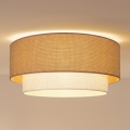 Brilagi - Plafoniera LED BOHO ECO 1xE27/10W/230V Ø 40 cm beige/crema