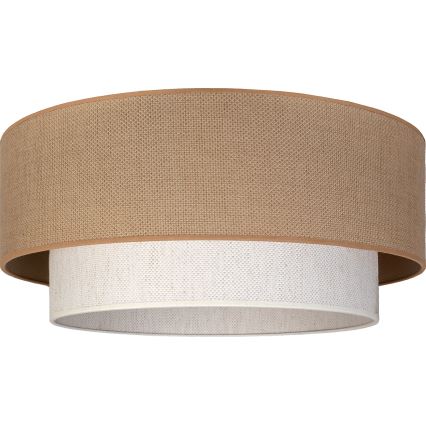 Brilagi - Plafoniera LED BOHO ECO 1xE27/10W/230V Ø 40 cm beige/crema
