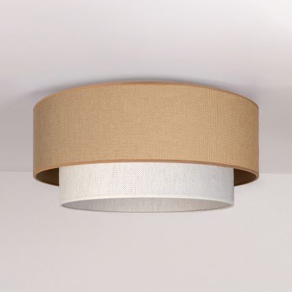Brilagi - Plafoniera LED BOHO ECO 1xE27/10W/230V Ø 40 cm beige/crema