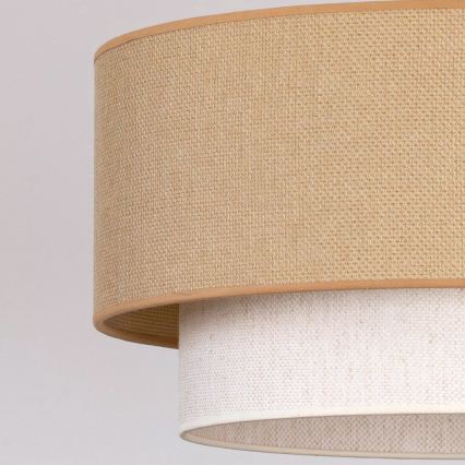 Brilagi - Plafoniera LED BOHO ECO 1xE27/10W/230V Ø 40 cm beige/crema