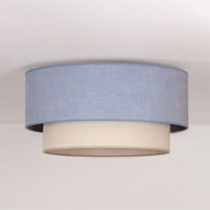 Brilagi - Plafoniera LED BOHO ECO 1xE27/10W/230V Ø 40 cm blu/crema
