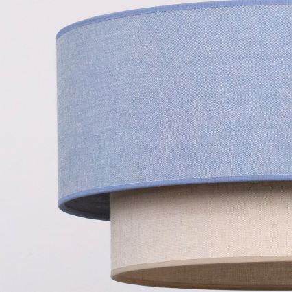 Brilagi - Plafoniera LED BOHO ECO 1xE27/10W/230V Ø 40 cm blu/crema