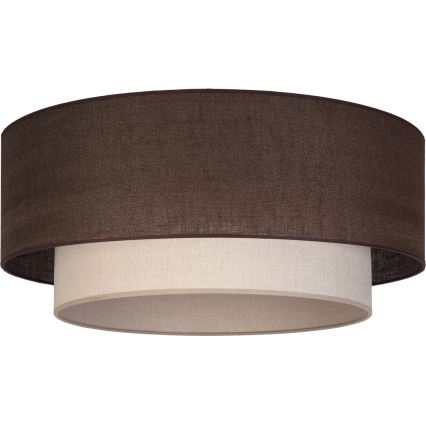 Brilagi - Plafoniera LED BOHO ECO 1xE27/10W/230V Ø 40 cm marrone/crema