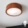 Brilagi - Plafoniera LED CARVALHO 1xE27/15W/230V finitura rovere/ciliegio Ø 27 cm