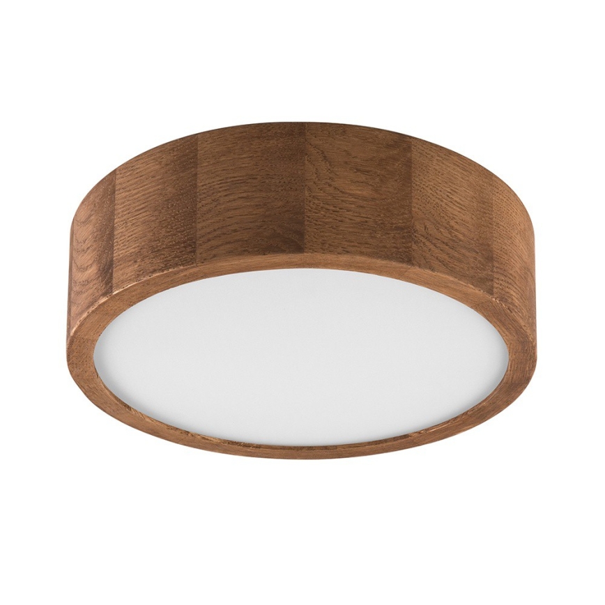 Brilagi - Plafoniera LED CARVALHO 1xE27/15W/230V finitura rovere/ciliegio Ø 27 cm