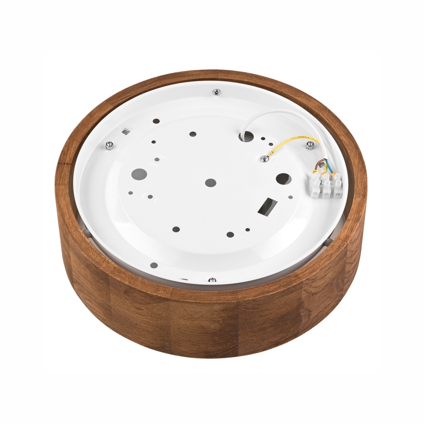Brilagi - Plafoniera LED CARVALHO 1xE27/15W/230V finitura rovere/ciliegio Ø 27 cm