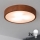 Brilagi - Plafoniera LED CARVALHO 3xE27/15W/230V rovere ciliegio Ø 47 cm