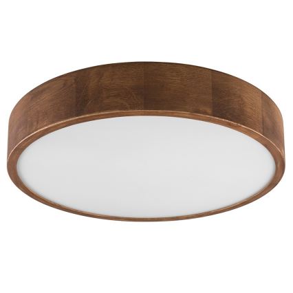Brilagi - Plafoniera LED CARVALHO 3xE27/15W/230V rovere ciliegio Ø 47 cm