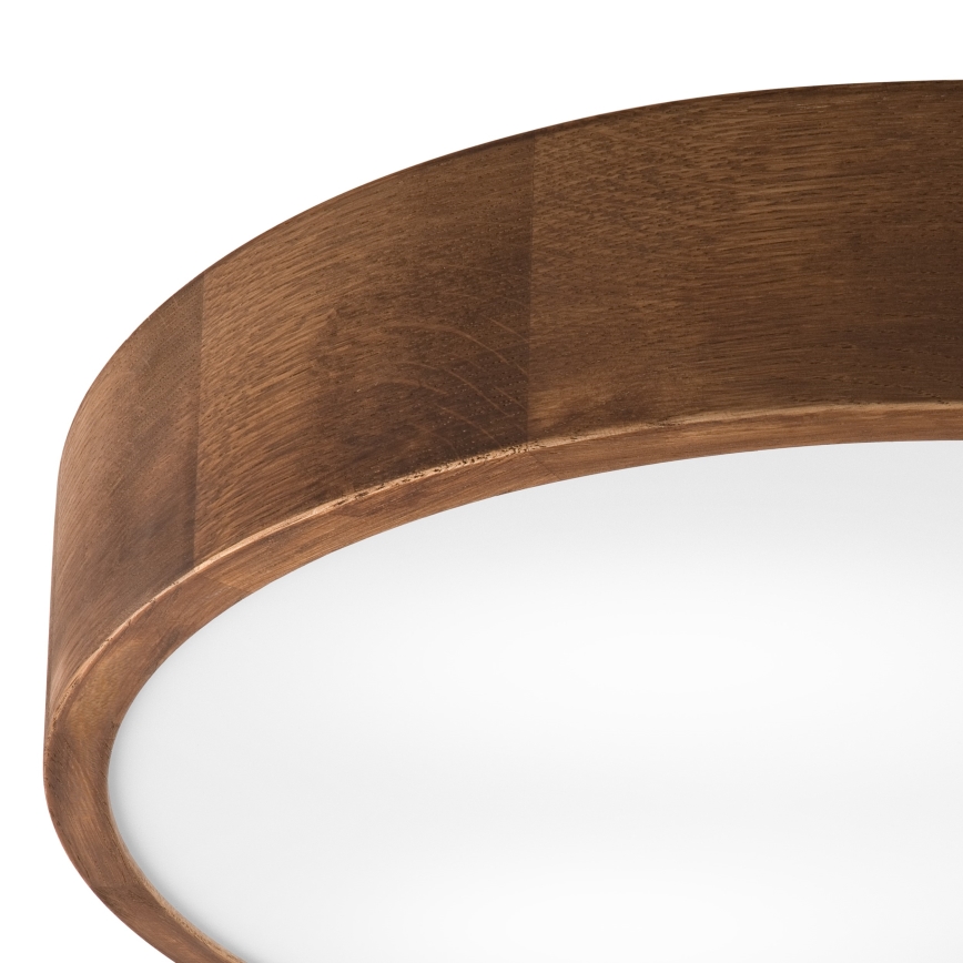 Brilagi - Plafoniera LED CARVALHO 3xE27/15W/230V rovere ciliegio Ø 47 cm