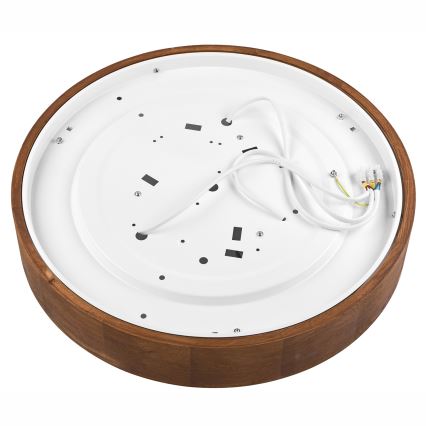 Brilagi - Plafoniera LED CARVALHO 3xE27/15W/230V rovere ciliegio Ø 47 cm