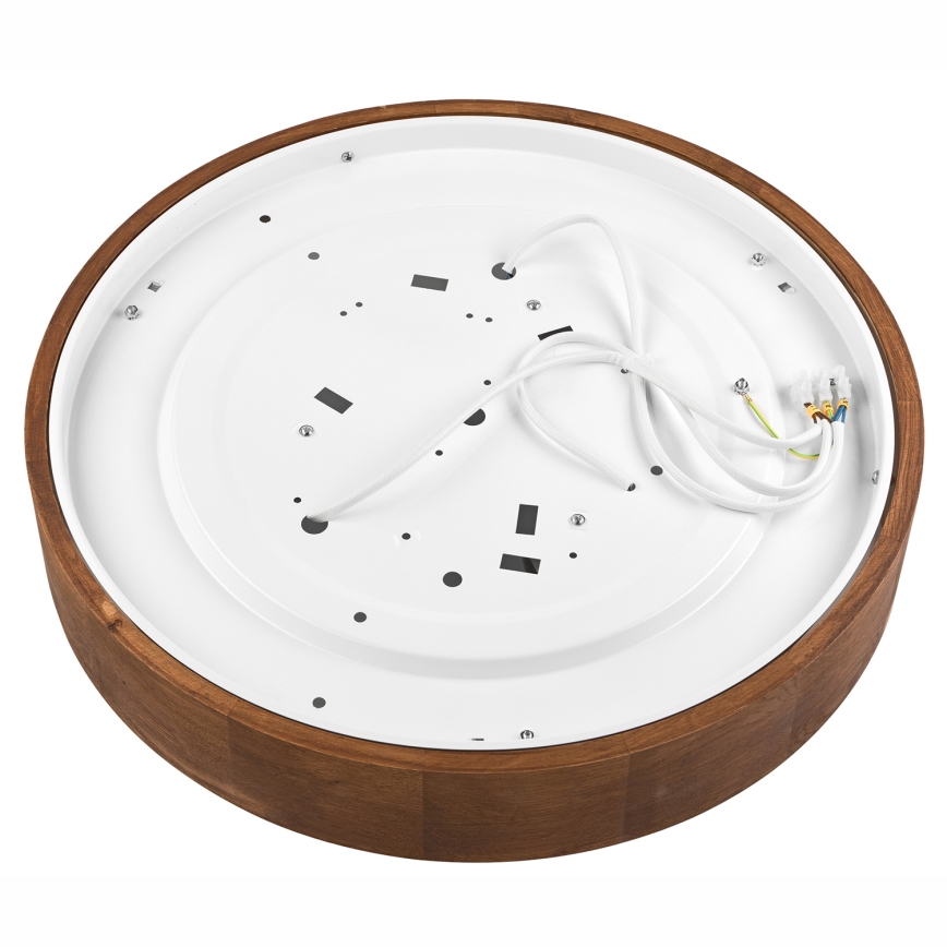 Brilagi - Plafoniera LED CARVALHO 3xE27/15W/230V rovere ciliegio Ø 47 cm