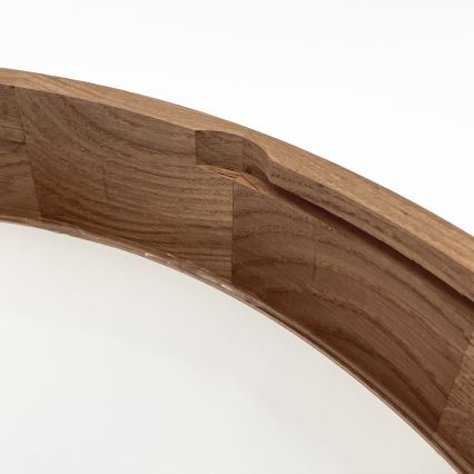 Brilagi - Plafoniera LED CARVALHO 4xE27/60W/230V finitura rovere ciliegio Ø 57,5 cm