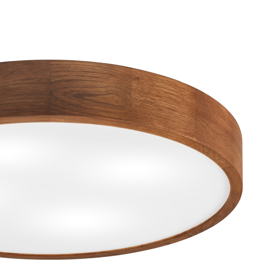 Brilagi - Plafoniera LED CARVALHO 4xE27/60W/230V finitura rovere ciliegio Ø 57,5 cm