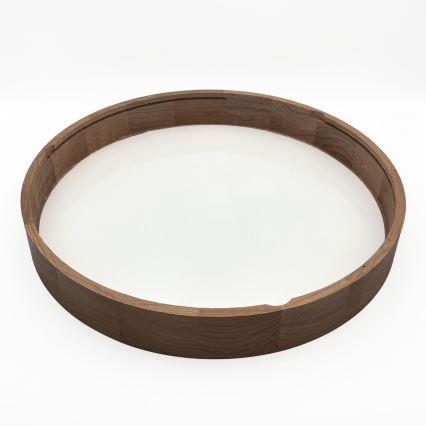 Brilagi - Plafoniera LED CARVALHO 4xE27/60W/230V finitura rovere ciliegio Ø 57,5 cm