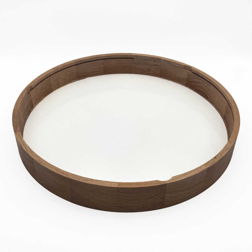 Brilagi - Plafoniera LED CARVALHO 4xE27/60W/230V finitura rovere ciliegio Ø 57,5 cm