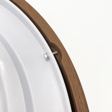 Brilagi - Plafoniera LED CARVALHO 4xE27/60W/230V finitura rovere ciliegio Ø 57,5 cm