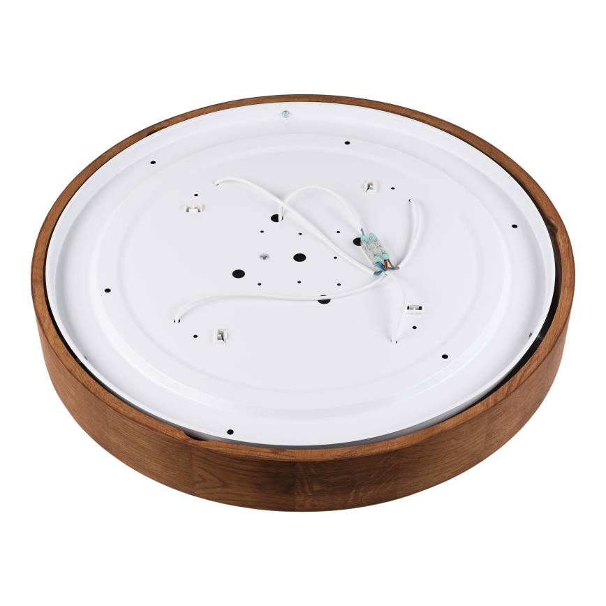 Brilagi - Plafoniera LED CARVALHO 4xE27/60W/230V finitura rovere ciliegio Ø 57,5 cm