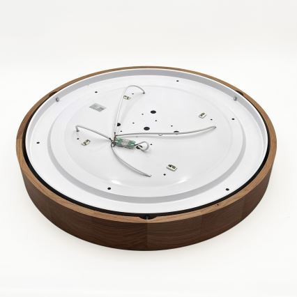 Brilagi - Plafoniera LED CARVALHO 4xE27/60W/230V finitura rovere ciliegio Ø 57,5 cm