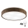 Brilagi - Plafoniera LED CARVALHO 4xE27/60W/230V rovere/noce Ø 57,5 cm