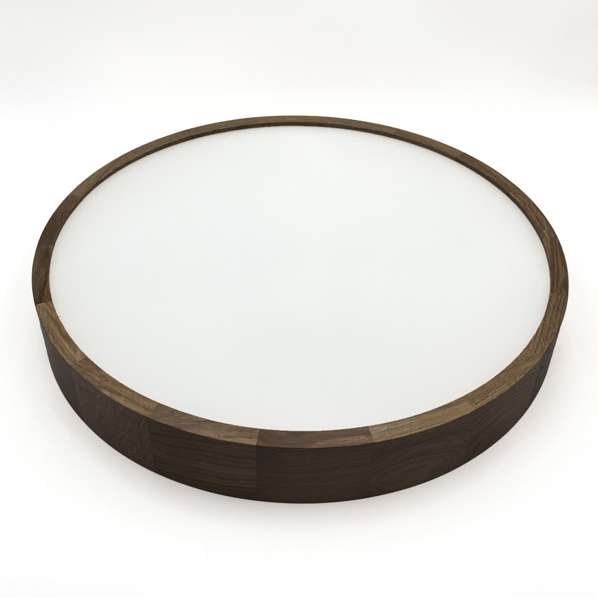 Brilagi - Plafoniera LED CARVALHO 4xE27/60W/230V rovere/noce Ø 57,5 cm