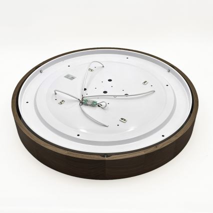 Brilagi - Plafoniera LED CARVALHO 4xE27/60W/230V rovere/noce Ø 57,5 cm