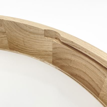 Brilagi - Plafoniera LED CARVALHO 4xE27/60W/230V rovere Ø 57,5 cm