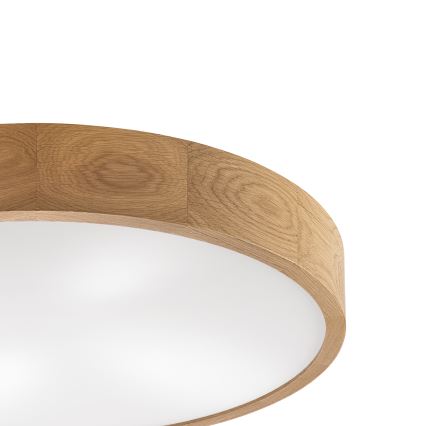 Brilagi - Plafoniera LED CARVALHO 4xE27/60W/230V rovere Ø 57,5 cm