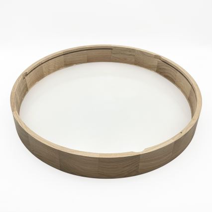 Brilagi - Plafoniera LED CARVALHO 4xE27/60W/230V rovere Ø 57,5 cm