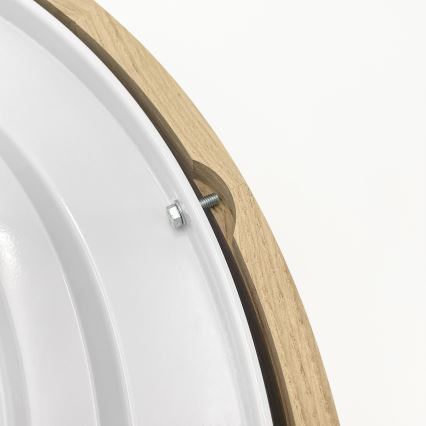 Brilagi - Plafoniera LED CARVALHO 4xE27/60W/230V rovere Ø 57,5 cm