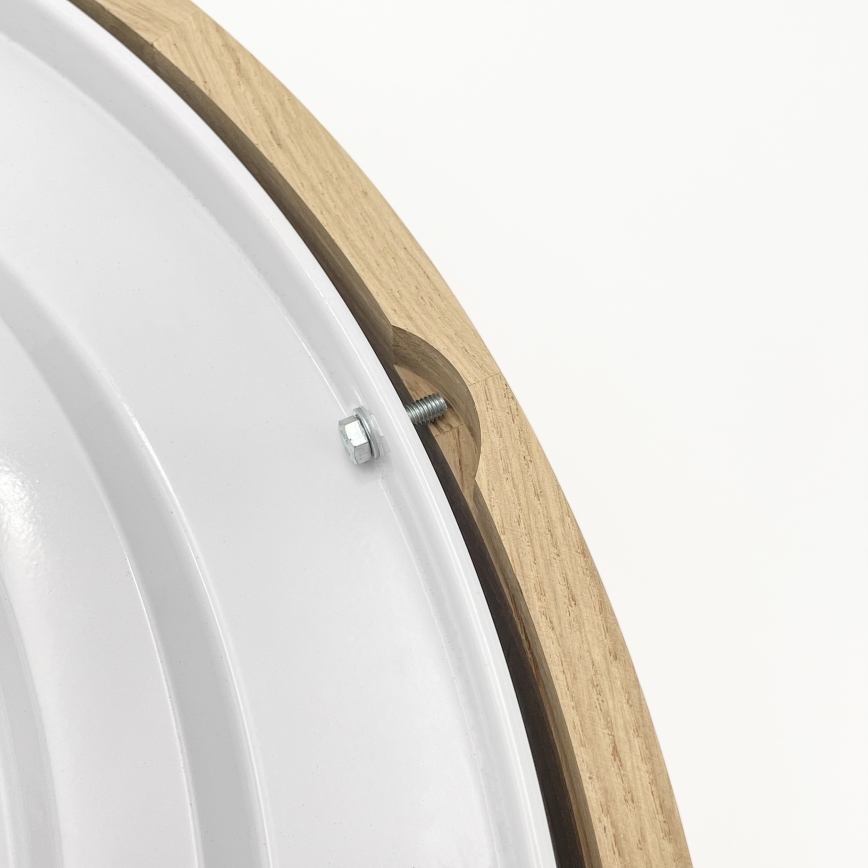 Brilagi - Plafoniera LED CARVALHO 4xE27/60W/230V rovere Ø 57,5 cm