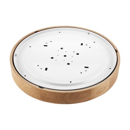 Brilagi - Plafoniera LED CARVALHO 4xE27/60W/230V rovere Ø 57,5 cm