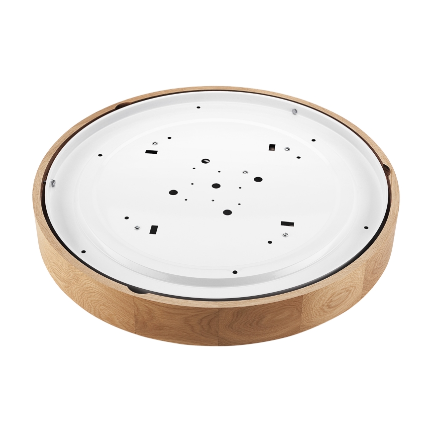 Brilagi - Plafoniera LED CARVALHO 4xE27/60W/230V rovere Ø 57,5 cm