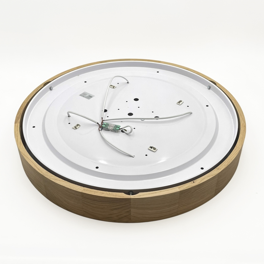 Brilagi - Plafoniera LED CARVALHO 4xE27/60W/230V rovere Ø 57,5 cm