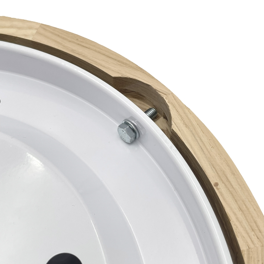 Brilagi - Plafoniera LED CARVALHO LED/20W/230V rovere Ø 27,5 cm