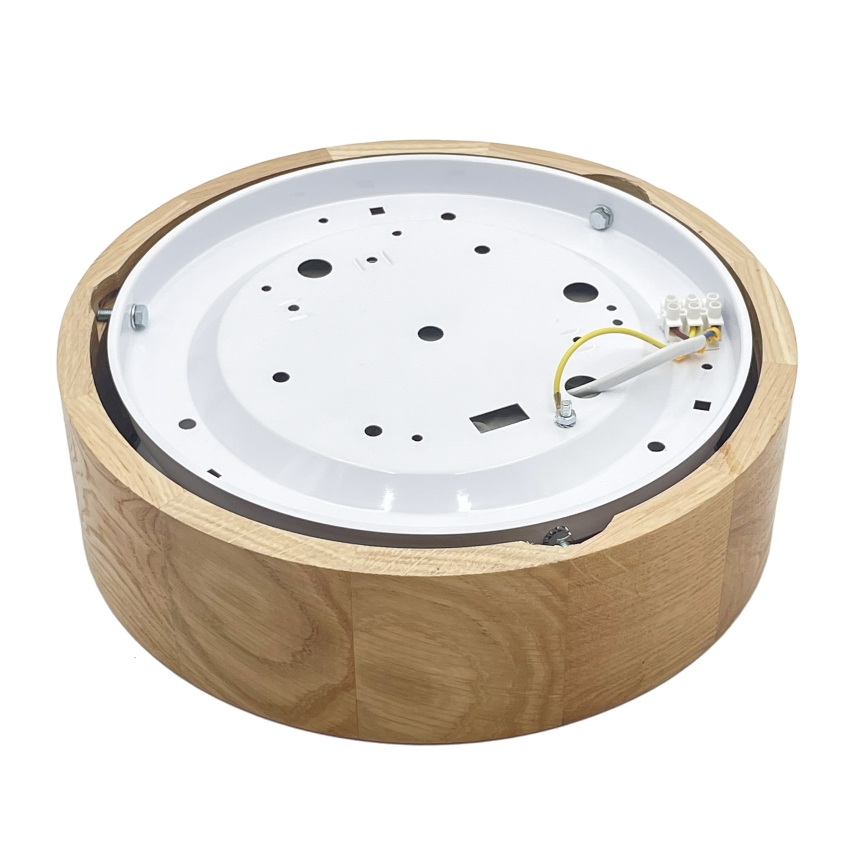Brilagi - Plafoniera LED CARVALHO LED/20W/230V rovere Ø 27,5 cm