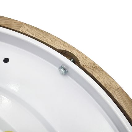 Brilagi - Plafoniera LED CARVALHO LED/36W/230V rovere Ø 37,5 cm