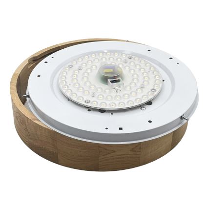 Brilagi - Plafoniera LED CARVALHO LED/36W/230V rovere Ø 37,5 cm