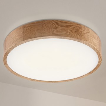 Brilagi - Plafoniera LED CARVALHO LED/36W/230V rovere Ø 47,5 cm