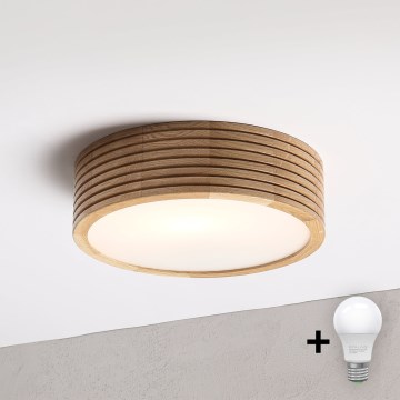 Brilagi - Plafoniera LED CARVALHO MODERN 1xE27/60W/230V Ø 27,5 cm rovere