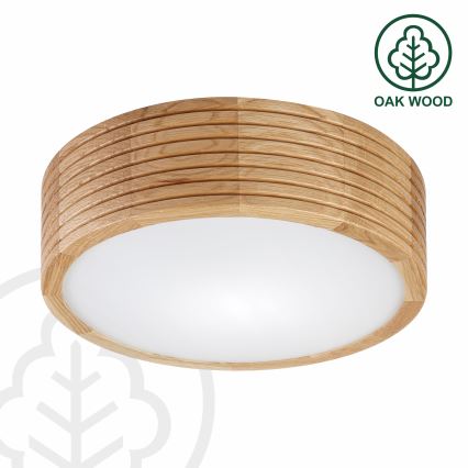 Brilagi - Plafoniera LED CARVALHO MODERN 1xE27/60W/230V Ø 27,5 cm rovere
