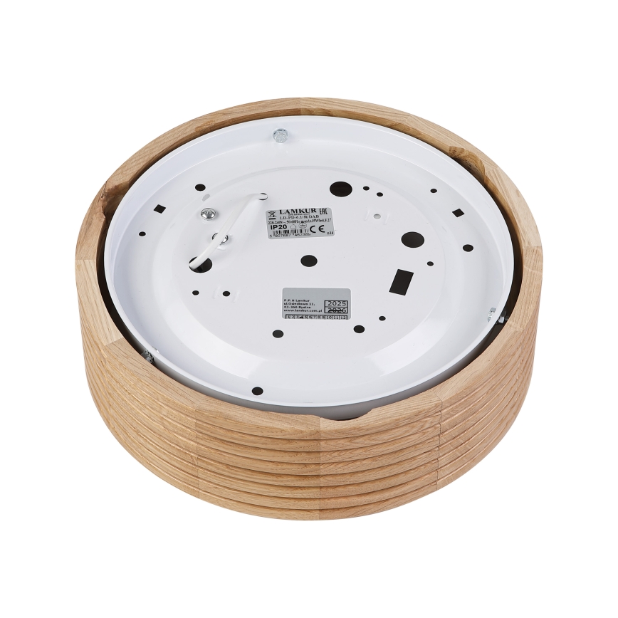 Brilagi - Plafoniera LED CARVALHO MODERN 1xE27/60W/230V Ø 27,5 cm rovere