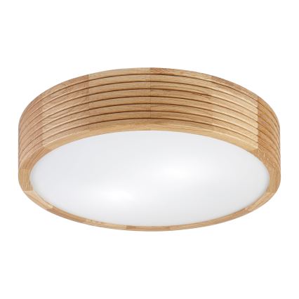 Brilagi - Plafoniera LED CARVALHO MODERN 2xE27/60W/230V Ø 37,5 cm rovere