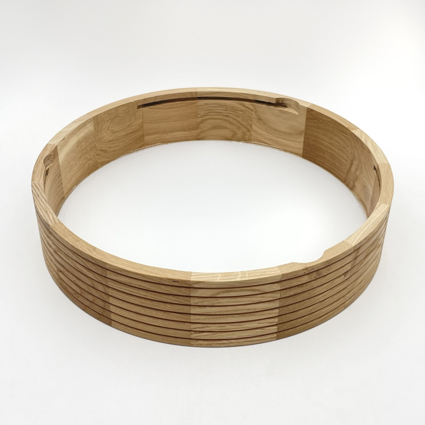 Brilagi - Plafoniera LED CARVALHO MODERN 2xE27/60W/230V Ø 37,5 cm rovere