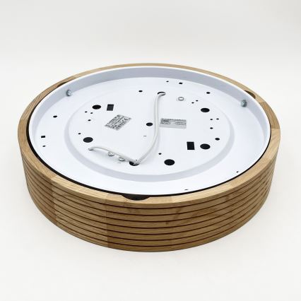 Brilagi - Plafoniera LED CARVALHO MODERN 2xE27/60W/230V Ø 37,5 cm rovere